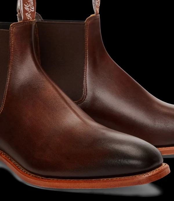 R.M. Williams Chelsea Boots | Craftsman Boots | Burnished Craftsman boot