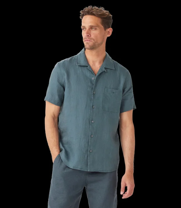 R.M. Williams Shirts | Camp collar regular shirt