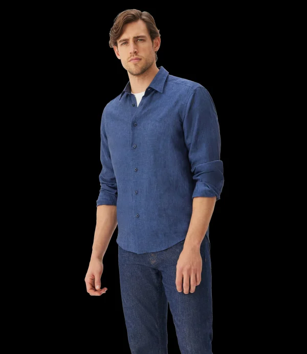 R.M. Williams Shirts | Classic linen shirt