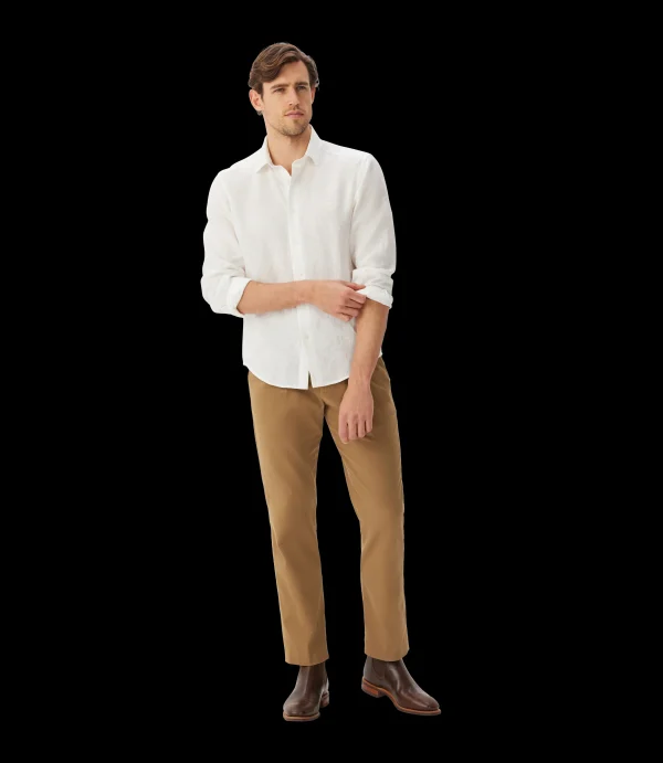 R.M. Williams Shirts | Classic linen shirt