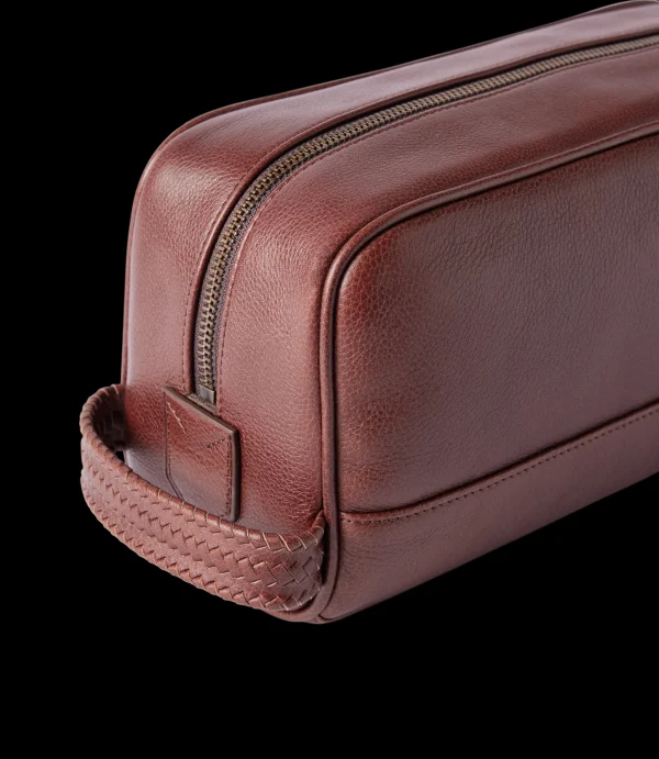 Women R.M. Williams Leather Goods | Leather Care Products | Farrier signature washbag