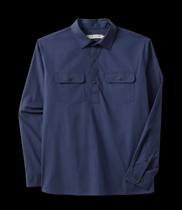 R.M. Williams Shirts | Field popover twill shirt