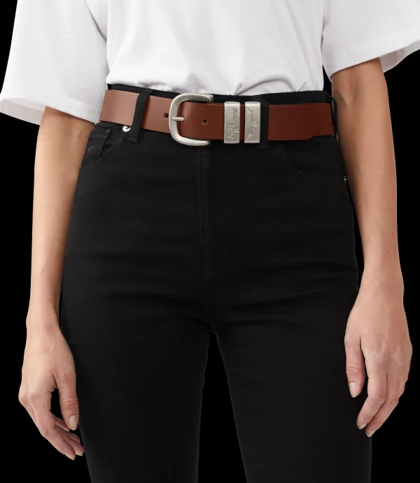 Women R.M. Williams Leather Goods | Belts | 1 1/2" 3 piece solid hide belt