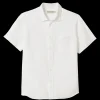 R.M. Williams Shirts | Regular linen short sleeve shirt