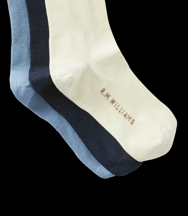 Women R.M. Williams Other Accessories | Socks | R.M.Williams Script Sock 3 pack