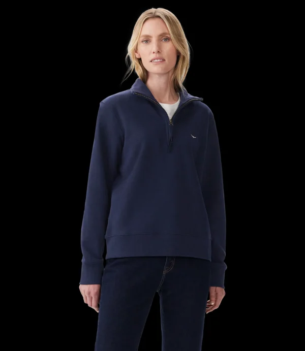 Women R.M. Williams Sweatshirts | Trickett 1/4 zip sweatshirt