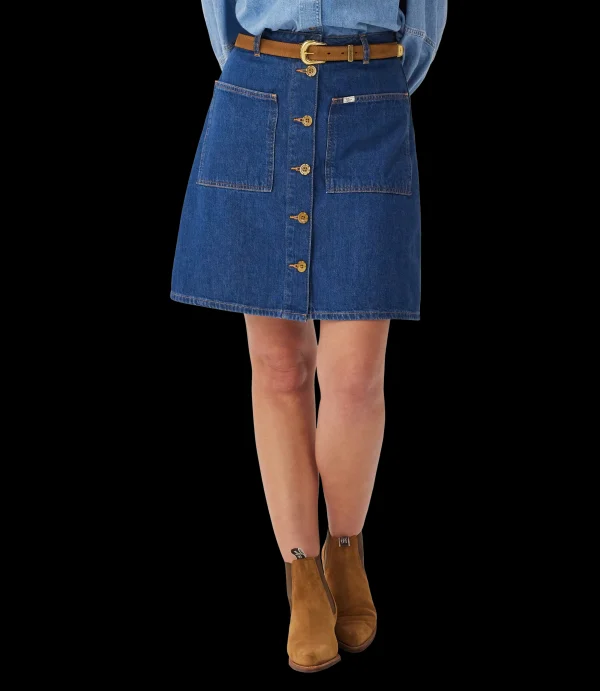 Women R.M. Williams Skirts And Dresses | Waltham denim skirt